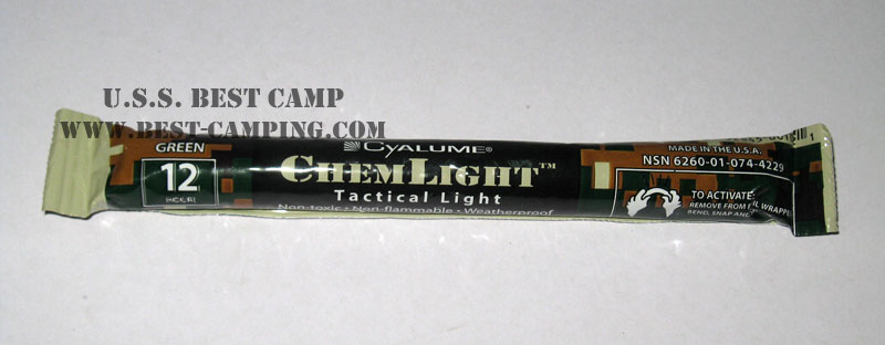 แท่งเรืองแสง , Cyalume ChemLight Tacktical Light (10 แท่ง) 1