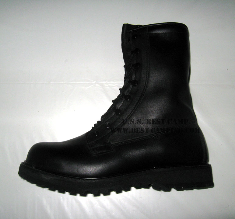รองเท้าคอมแบทกอร์เท็กซ์,BATES GORE-TEX BLACK LEATHER BOOTS 1