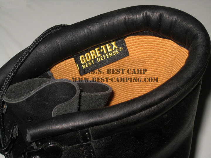 รองเท้าคอมแบทกอร์เท็กซ์,BATES GORE-TEX BLACK LEATHER BOOTS 3