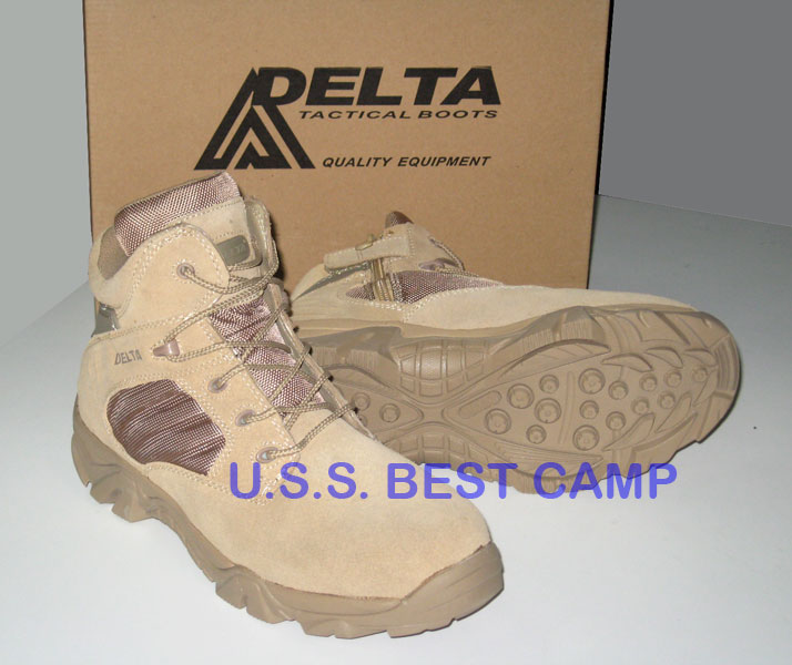 รองเท้า DELTA SHORT DESERT 6 inch,รองเท้าข้อสั้นเดลต้าสีทราย 6 นิ้ว 1