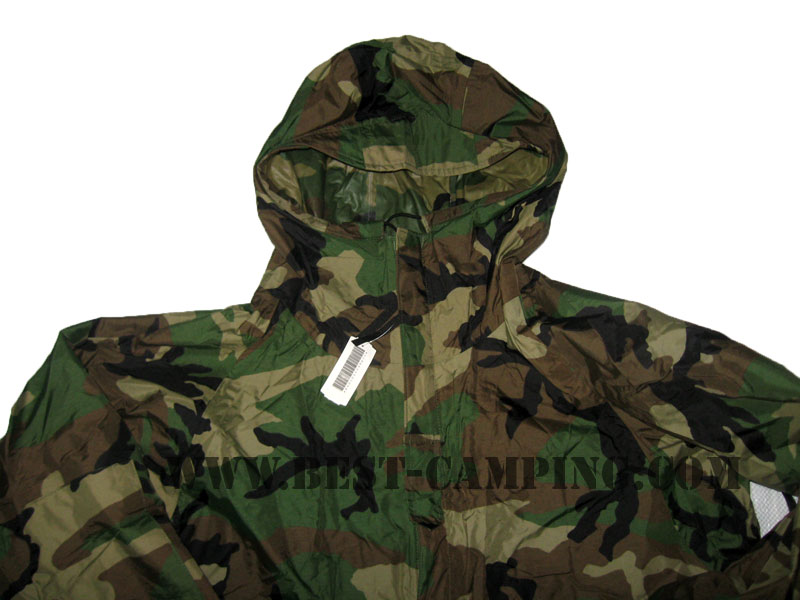 JACKET PARKA, IMPROVED RAINSUIT by ORC INDUSTRIES, INC.(แจ็คเก็ตกันฝนลายพรางวู๊ดแลนด์) 1