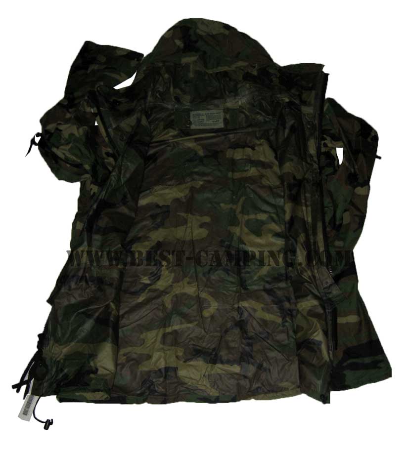 JACKET PARKA, IMPROVED RAINSUIT by ORC INDUSTRIES, INC.(แจ็คเก็ตกันฝนลายพรางวู๊ดแลนด์) 2