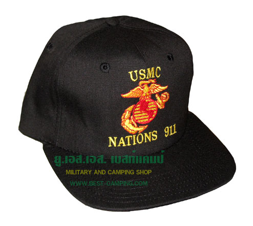 หมวกแก็บยูเอสเอ็มซี (USMC NATIONS 911)
