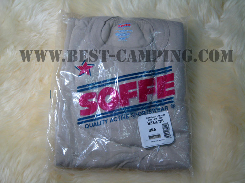 เสื้อซับในทหารอเมริกัน,T-Shirt SOFFE (SAND / แพ็คละ 3 ตัว)