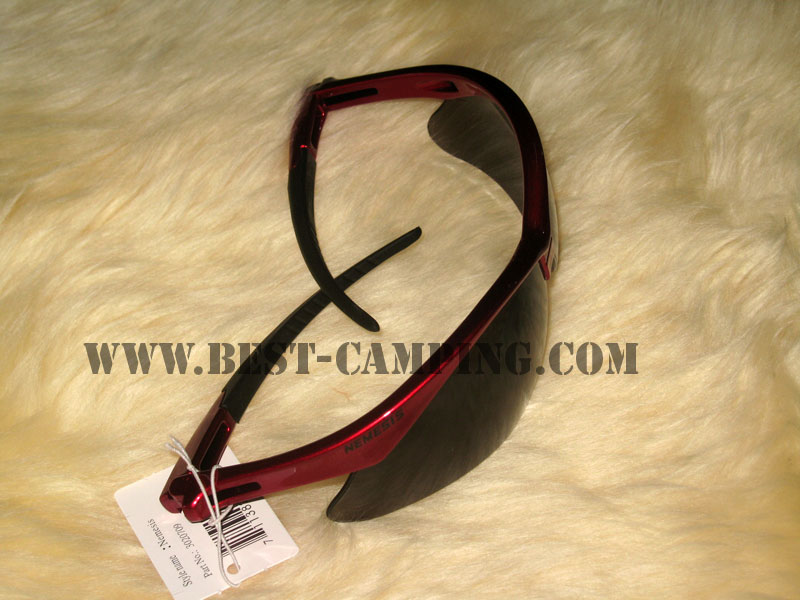 แว่นตาเซฟตี้ , แว่นตากันสะเก็ด , แว่นตา NEMESIS LENS BLACK FRAME RED 3