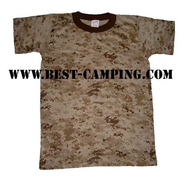 เสื้อซับในทหารอเมริกัน,เสื้อยืดทหารอเมริกัน , T-Shirt JERZEES DG-DESERT