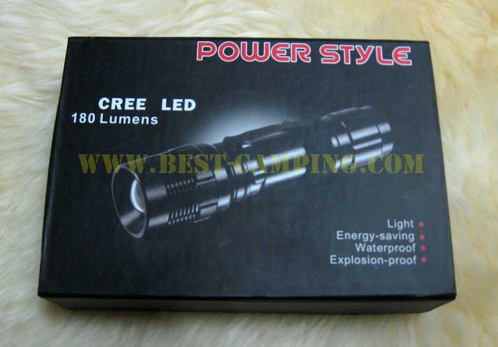 ไฟฉาย รุ่น Ultrafire SL130W Flashlight CREE (3 Step)+ถ่าน+ชาร์ทไฟบ้าน+ซองไฟฉาย