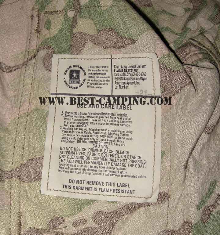 เสื้อมัตติแคม,เสื้อสะเก็ดกันไฟ,เสื้อไอ้กัน,Coat, Army Combat-Uniform FLAME RESISTANT 4