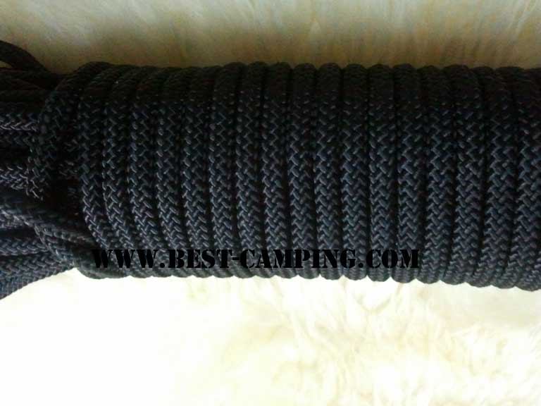 เชือกโรยตัว 3/8 นิ้ว สีดำ , Abseil rope.Black 3/8 inch x 100Ft. 2