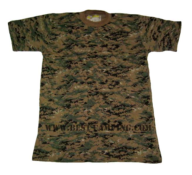 เสื้อซับในทหารอเมริกัน,เสื้อยืดทหารอเมริกัน , T-Shirt MASSIF DG-MARINES USMC