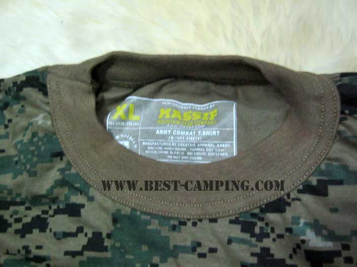 เสื้อซับในทหารอเมริกัน,เสื้อยืดทหารอเมริกัน , T-Shirt MASSIF DG-MARINES USMC 2