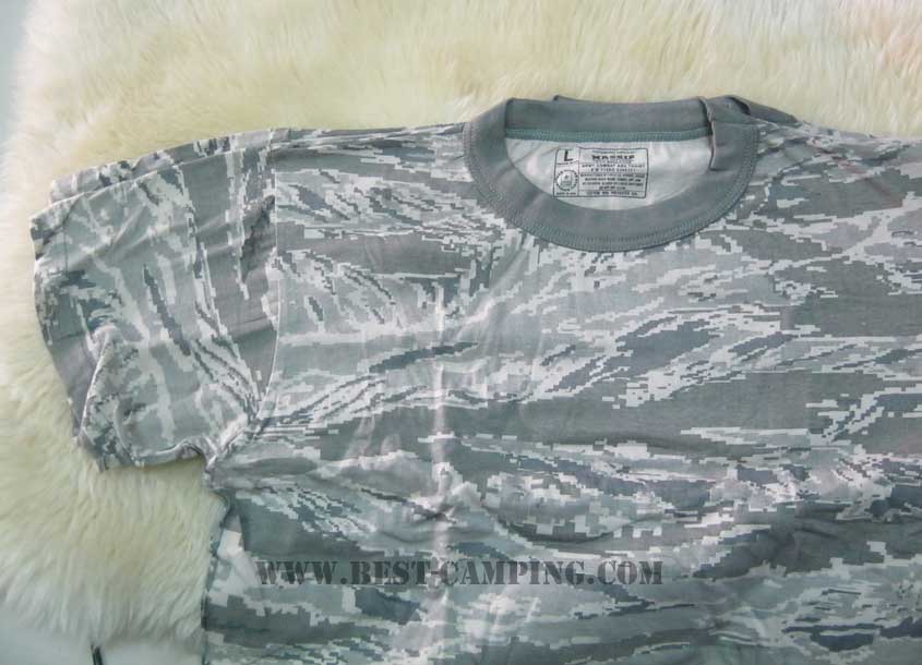 เสื้อยืดลายเอบียูไทเกอร์,เสื้อซับในทหารอเมริกัน, T-Shirt MASSIF ABU , TIGER