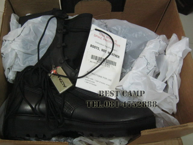 รองเท้าจังเกิ้ลดำ,โรเสริท์,(Blk,jungle US Ro-Search),รองเท้าทหาร, Vibram ALTAMA 1