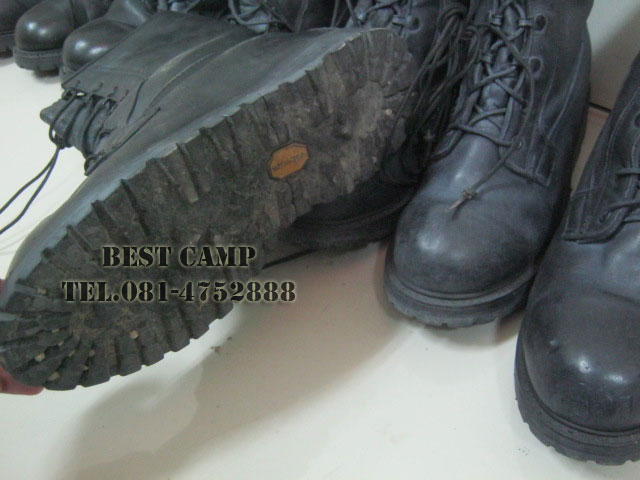 รองเท้าคอมแบทกอร์เท็กซ์,COMBAT GORE-TEX BLACK LEATHER BOOTS(มือสอง) 2