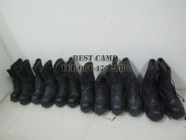 รองเท้าคอมแบทกอร์เท็กซ์,COMBAT GORE-TEX BLACK LEATHER BOOTS(มือสอง) 4