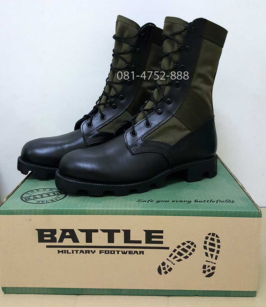 รองเท้าจังเกิ้ลเขียว,โรเสริท์,BOOTS,HOT WEATHER, (Olive Drab,Jungle Mil