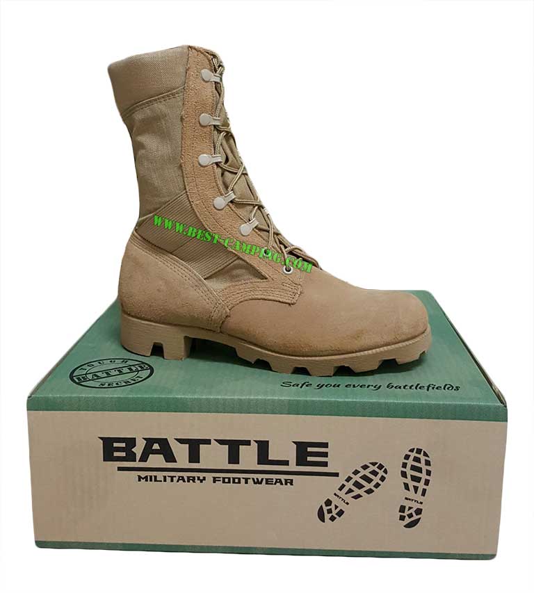 รองเท้าจังเกิ้ลทะเลทรายขอบนวม,โรเสริท์,BOOTS,HOT WEATHER, (Tan,Jungle