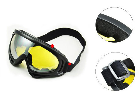 แว่นตากันลม,แว่นตายุทธวิธี,Tactical goggles equipment X400 4