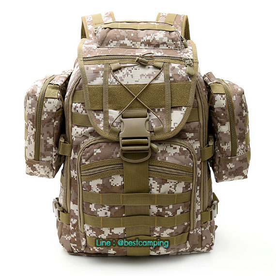 กระเป๋าเป้ทหาร MAX GEAR 35 L ลายดิจิตอลทะเลทราย