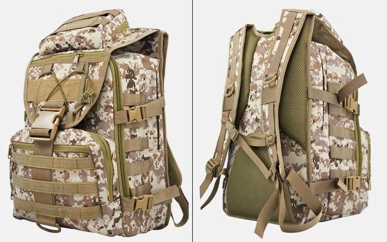 กระเป๋าเป้ทหาร MAX GEAR 35 L ลายดิจิตอลทะเลทราย 3