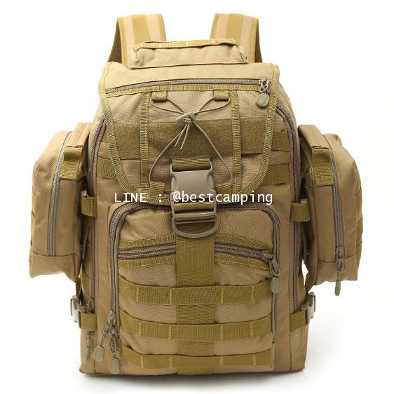 กระเป๋าเป้ทหาร MAX GEAR 35 L สีน้ำตาล