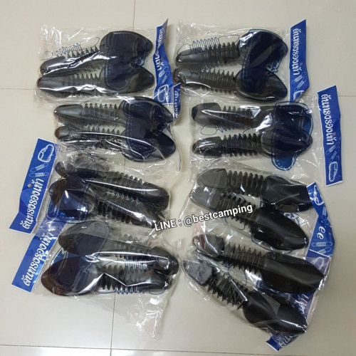 ดันทรงรองเท้าแบบตัวหนอน 10 คู่ สีดำ 2