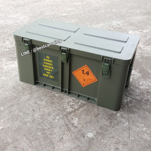 ลังไฟเบอร์ , ลังกระสุน , ลัง 6 หู , ลังทหาร , CASE FIBER GREEN 6