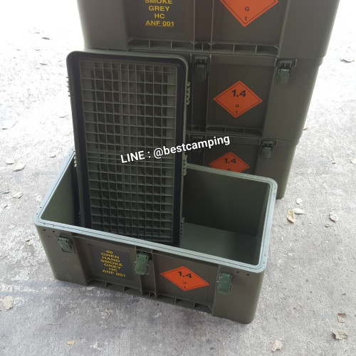 ลังไฟเบอร์ , ลังกระสุน , ลัง 6 หู , ลังทหาร , CASE FIBER GREEN 5