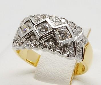 RA073 แหวนเพชรแถว 2