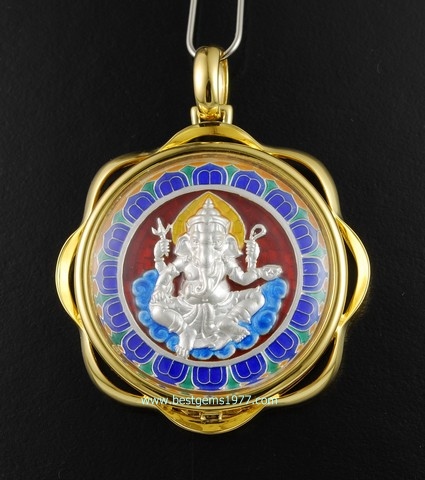 a146/BT พระพิฆเนศ รุ่นมหาเทพแห่งความสำเร็จ (เงิน)