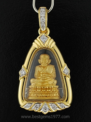 m193/A หลวงปู่ทวด ลอยองค์ วัดประสาทบุญญาวาส (ทอง)