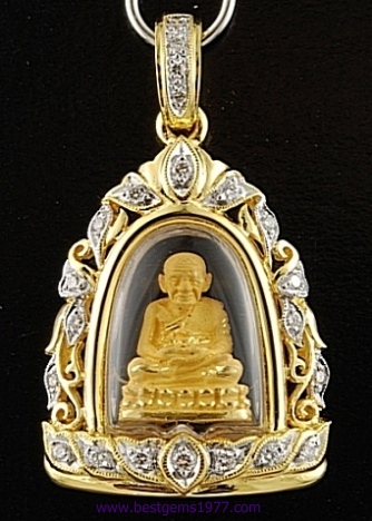 m208-1040/Rหลวงพ่อทวด เนื้อทองคำ