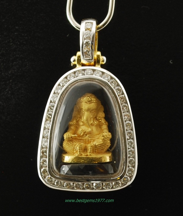 M268-1207/Dพระพิฆเนศ รุ่นมหาปรารถนา ฐานนิล 2544