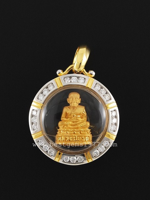 BD01307 ตลับกันน้ำ บรรจุพระรูปหล่อ (หลวงพ่อทวด)
