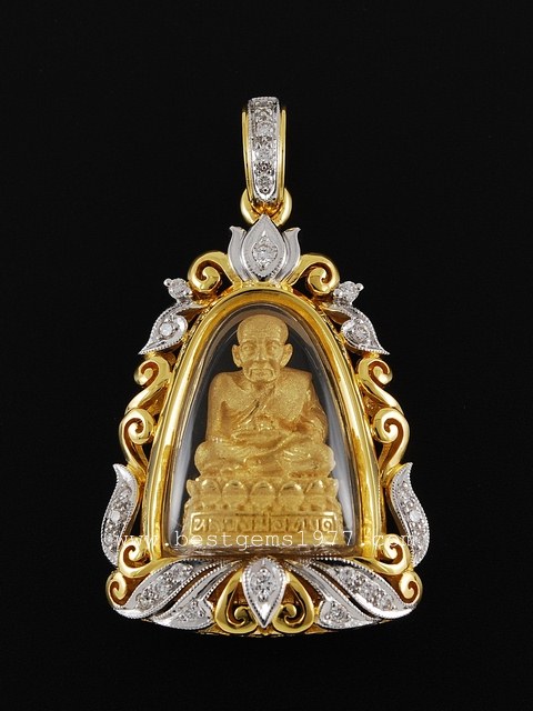 BD01528 ตลับกันน้ำ บรรจุพระรูปหล่อ (หลวงพ่อทวด)