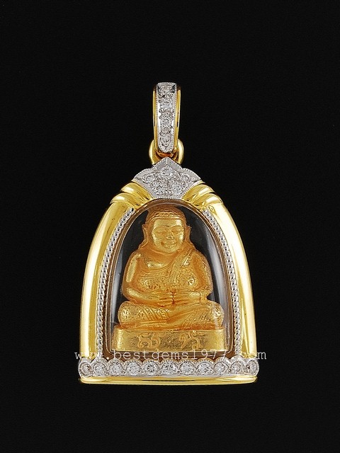 BD01982 ตลับสำหรับบรรจุพระสังกัจจายน์ หลวงพ่อคูณ5รอบ สก. ทองคำ ปี2535