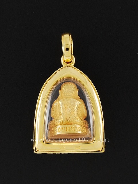 BD01982 ตลับสำหรับบรรจุพระสังกัจจายน์ หลวงพ่อคูณ5รอบ สก. ทองคำ ปี2535 3