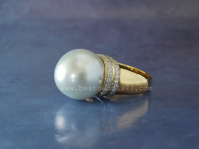 0121031 BR/B ตัวเรือนแหวนมุกสั่งทำ