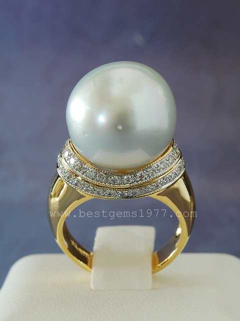 0121031 BR/B ตัวเรือนแหวนมุกสั่งทำ 1