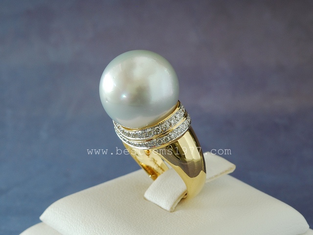 0121031 BR/B ตัวเรือนแหวนมุกสั่งทำ 2