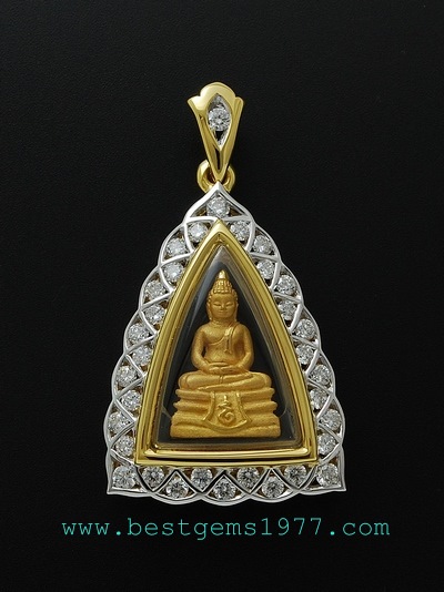 M443-1380/N หลวงพ่อโสธร รุ่นอุดมโชคโภคทรัพย์ เนื้อทองคำ