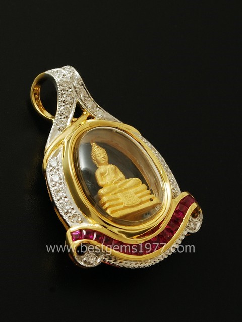 M582-982/R หลวงพ่อโสธร รุ่นดวงชะตาคู่ชีวิต 2547องค์ทองคำ 1
