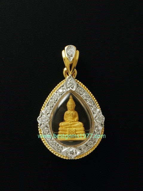 M591-2293/T หลวงพ่อโสธร รุ่นดวงชะตาคู่ชีวิตเนื้อทองคำ 2547