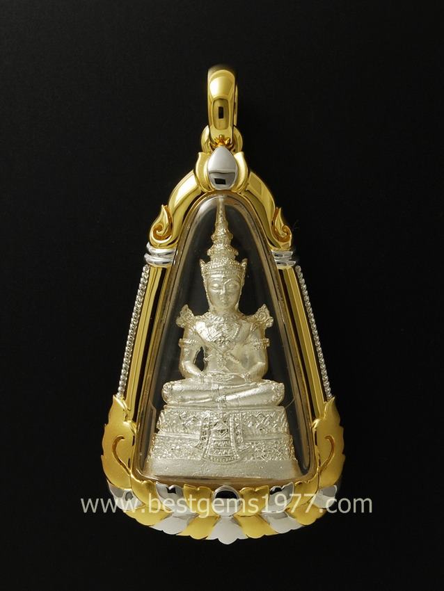 0150701/A1_BD/E ตัวอย่างตลับกันน้ำ สำหรับบรรจุรูปหล่อลอยองค์ (พระแก้วมรกต)