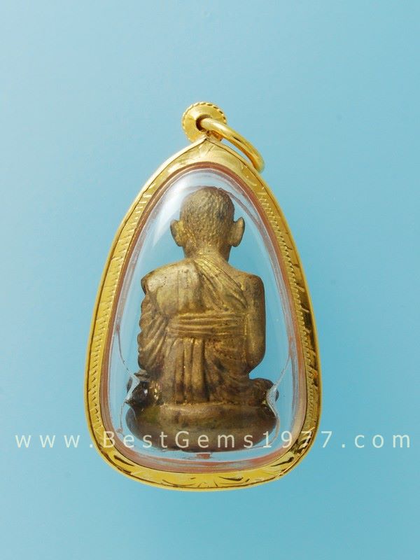 010604TSRP หลวงพ่อโตเบ้าทุบรุ่นแรก2540 พร้อมกรอบทองกันน้ำ 2