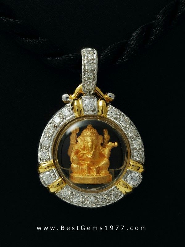 M684-2558/S พระพิฆเนศรุ่นทิพย์เจ้าคุณ วัดบางพระ(หลวงพ่อเปิ่น) 2538