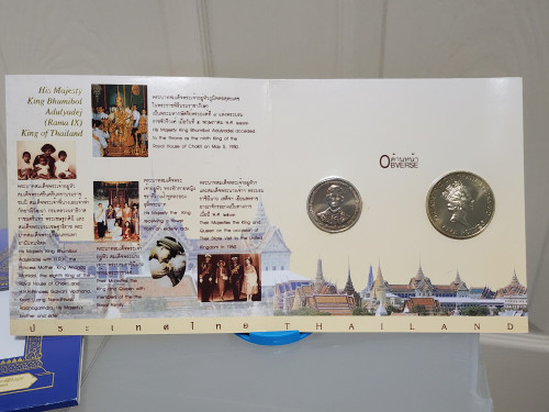 ชุดเหรียญกษาปณ์ที่ระลึกเฉลิมสัมพันธไมตรีราชวงศ์ไทยและราชวงศ์อังกฤษ 1