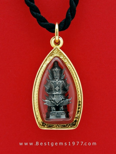 0220228S กรอบกันน้ำสั่งทำสำหรับบรรจุท้าวเวสสุวรรณรุ่นเจ้าสัว หลวงพ่อฟู วัดบางสมัคร 2