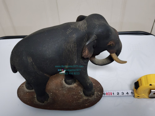 ช้างไม้แกะสลัก (ใหญ่) 7