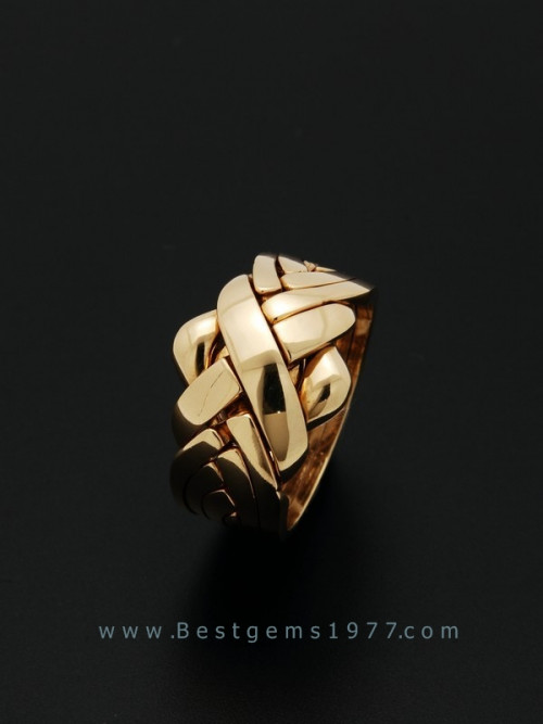 แหวนกล 6เส้น ทอง 14K งานทำมือทั้งชิ้น (ราคาตามน้ำหนัก) 1